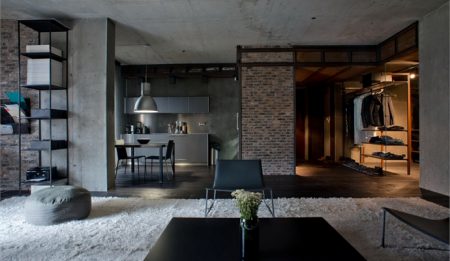 14kiev-masculine-loft-black-floor-living-room1